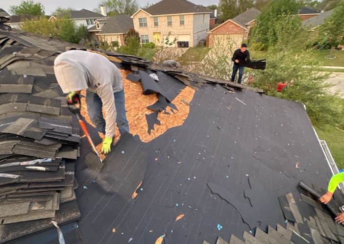 Recent Storm Warden roof replacement in DFW