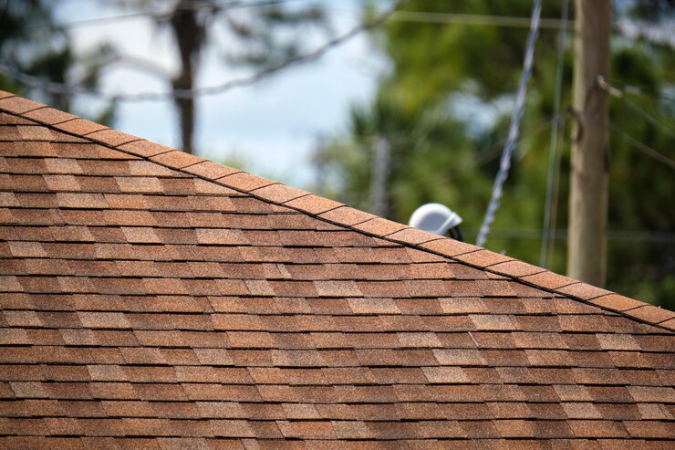 Architectural asphalt shingle roof